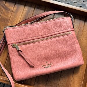 Kate Spade Coral Leather Crossbody Bag